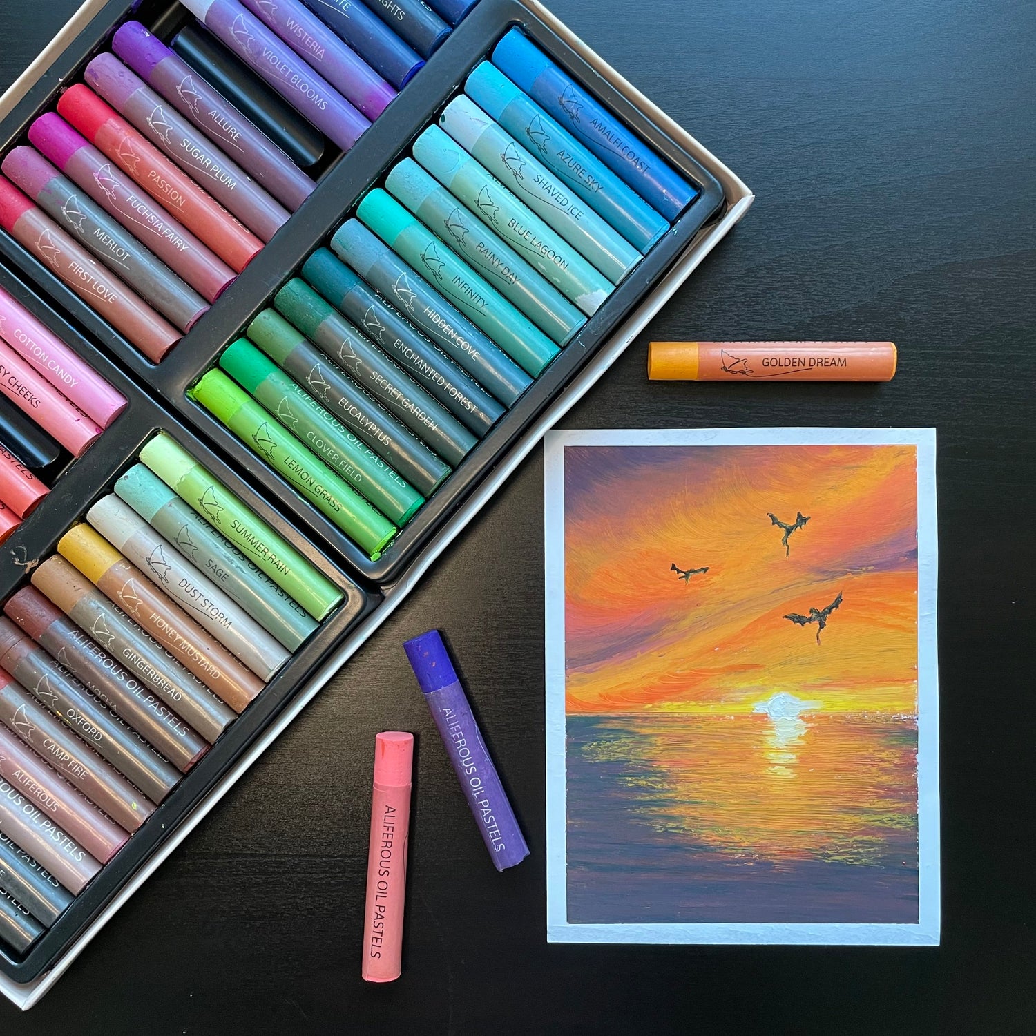 Oil pastels vs soft pastels, and a review of Mungyo Gallery